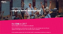 Desktop Screenshot of calgaryhotelassociation.com